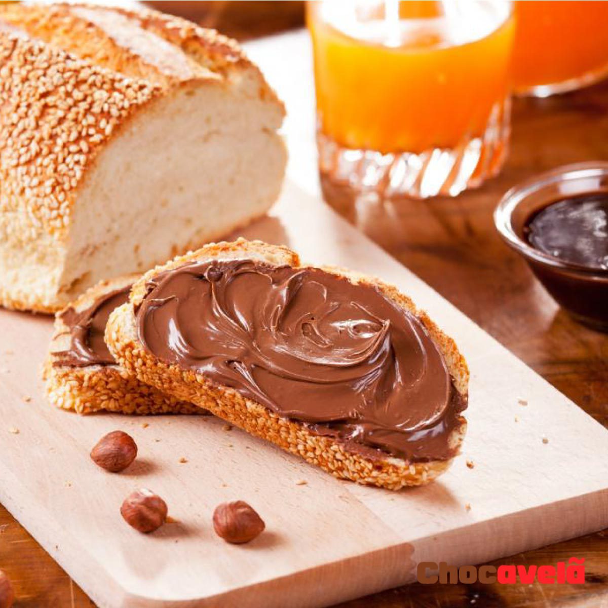 A Chocavelã breakfast serving idea